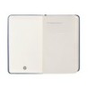 Cuaderno con gomilla antartik notes tapa dura a6 hojas cuadricula azul marino 100 hojas 80 gr fsc