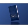 Cuaderno con gomilla antartik notes tapa dura a6 hojas cuadricula azul marino 100 hojas 80 gr fsc