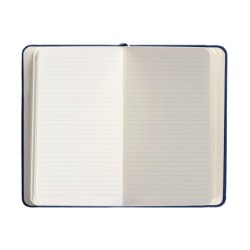 Cuaderno con gomilla antartik notes tapa dura a6 hojas rayas azul marino 100 hojas 80 gr fsc
