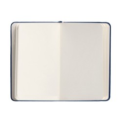 Cuaderno con gomilla antartik notes tapa dura a6 hojas lisas azul marino 100 hojas 80 gr fsc