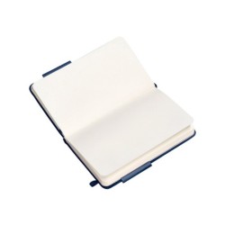 Cuaderno con gomilla antartik notes tapa dura a6 hojas lisas azul marino 100 hojas 80 gr fsc
