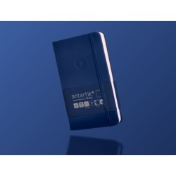 Cuaderno con gomilla antartik notes tapa dura a6 hojas lisas azul marino 100 hojas 80 gr fsc