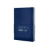 Cuaderno con gomilla antartik notes tapa dura a5 hojas cuadricula azul marino 100 hojas 80 gr fsc