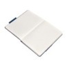 Cuaderno con gomilla antartik notes tapa dura a5 hojas cuadricula azul marino 100 hojas 80 gr fsc