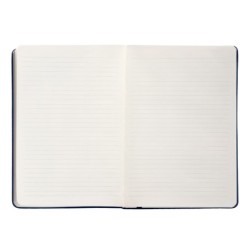 Cuaderno con gomilla antartik notes tapa dura a5 hojas rayas azul marino 100 hojas 80 gr fsc