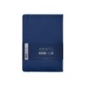 Cuaderno con gomilla antartik notes tapa dura a5 hojas puntos azul marino 100 hojas 80 gr fsc