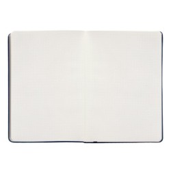 Cuaderno con gomilla antartik notes tapa dura a5 hojas puntos azul marino 100 hojas 80 gr fsc