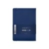 Cuaderno con gomilla antartik notes tapa dura a5 hojas lisas azul marino 100 hojas 80 gr fsc