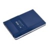 Cuaderno con gomilla antartik notes tapa dura a5 hojas lisas azul marino 100 hojas 80 gr fsc