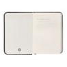 Cuaderno con gomilla antartik notes tapa dura a7 hojas lisas negro 80 hojas 80 gr fsc