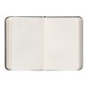Cuaderno con gomilla antartik notes tapa dura a7 hojas lisas negro 80 hojas 80 gr fsc
