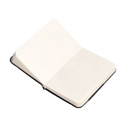 Cuaderno con gomilla antartik notes tapa dura a7 hojas lisas negro 80 hojas 80 gr fsc