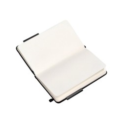 Cuaderno con gomilla antartik notes tapa dura a6 hojas lisas negro 100 hojas 80 gr fsc