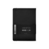 Cuaderno con gomilla antartik notes tapa dura a5 hojas cuadricula negro 100 hojas 80 gr fsc
