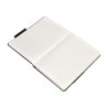 Cuaderno con gomilla antartik notes tapa dura a5 hojas cuadricula negro 100 hojas 80 gr fsc