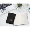 Cuaderno con gomilla antartik notes tapa dura a5 hojas cuadricula negro 100 hojas 80 gr fsc