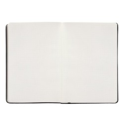 Cuaderno con gomilla antartik notes tapa dura a5 hojas puntos negro 100 hojas 80 gr fsc
