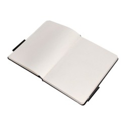 Cuaderno con gomilla antartik notes tapa dura a5 hojas puntos negro 100 hojas 80 gr fsc