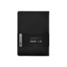 Cuaderno con gomilla antartik notes tapa dura a5 hojas lisas negro 100 hojas 80 gr fsc
