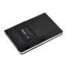 Cuaderno con gomilla antartik notes tapa dura a5 hojas lisas negro 100 hojas 80 gr fsc