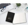 Cuaderno con gomilla antartik notes tapa dura a5 hojas lisas negro 100 hojas 80 gr fsc