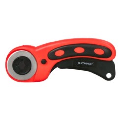Cuter q-connect rotatorio medidas 22x56x165 mm cuchilla circular 45 mm xd-38 blister 1 unidad
