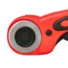 Cuter q-connect rotatorio medidas 22x56x165 mm cuchilla circular 45 mm xd-38 blister 1 unidad