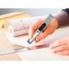 Cuter q-connect metalico ancho cuchilla ceramica 18 mm xd- c78 con clip blister 1 unidad