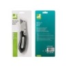 Cuter q-connect metalico ancho plegable con mango antideslizante cuchilla 19 mm xd-925 conclip blister 1 unidad