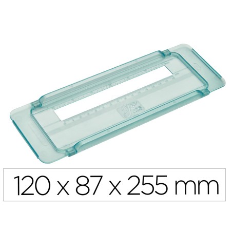 Regla centradora colop para impresora e-mark go 120x87x255 mm