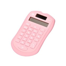 Calculadora liderpapel bolsillo xf44 8 digitos solar y pilas 94x59,5x10,5mm colores azul verde rosa exp de 16
