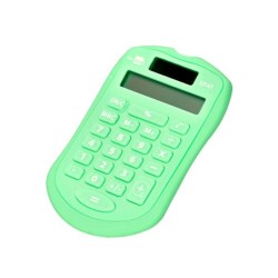 Calculadora liderpapel bolsillo xf42 8 digitos solar y pilas color verde 94x59,5x10,5mm