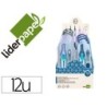 Compas liderpapel lock device con adaptador universal y tubo de minas expositor con 12 unidades colores surtidos