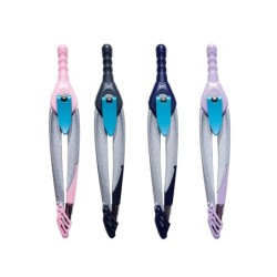 Compas liderpapel lock device con adaptador universal y tubo de minas expositor con 12 unidades colores surtidos
