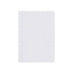 Recambio liderpapel a4 20050 hojas 90g/m2 cuadro 4 mm con margen 4 taladros