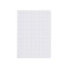 Recambio liderpapel a4 20050 hojas 90g/m2 cuadro 4 mm con margen 4 taladros