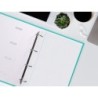 Recambio liderpapel a4 20050 hojas 90g/m2 cuadro 4 mm con margen 4 taladros