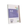 Recambio liderpapel a4 20050 hojas 90g/m2 cuadro 5 mm 4 taladros bandas de 5 colores