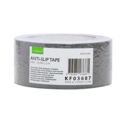 Cinta antideslizante q-connect gris 5mt x 50 mm