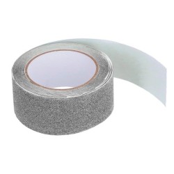 Cinta antideslizante q-connect gris 5mt x 50 mm