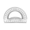 Juego escuadra 21 cm cartabon 21 cm regla 30 cm y semicirculo plastico flexible en petaca liderpapel