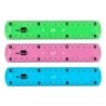 Regla liderpapel plastico flexible 15 cm colores surtidos
