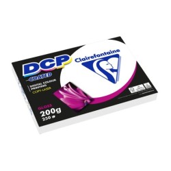 Papel fotocopiadora color dcp coated glossy din a3 200 gramos paquete de 250 hojas