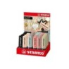 Rotulador stabilo boss pastel fluorescente 70 nature colors expositor de 30 unidades colores surtidos