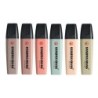 Rotulador stabilo boss pastel fluorescente 70 nature colors expositor de 30 unidades colores surtidos