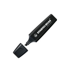 Rotulador stabilo boss pastel fluorescente nature colors negro