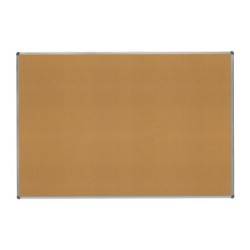 Pizarra corcho rocada marco aluminio con cantoneras 120x180 cm