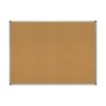 Pizarra corcho rocada marco aluminio con cantoneras 90x120 cm