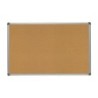 Pizarra corcho rocada marco aluminio con cantoneras 60x90 cm