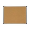 Pizarra corcho rocada marco aluminio con cantoneras 45x60 cm